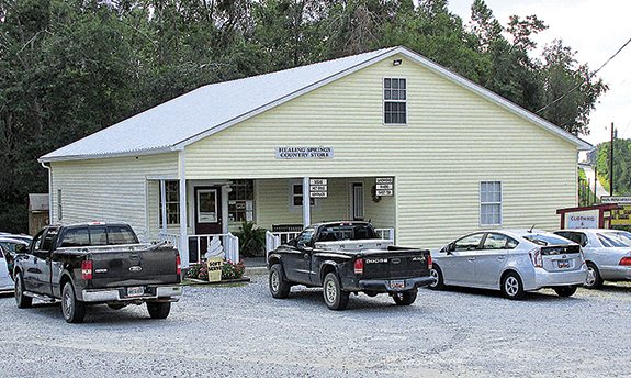 The Mennonite Healing Springs Country Store on State Route 3, two-and-a-half miles north of Blackville’s town center, is at the entrance to God’s Acre Healing Springs.