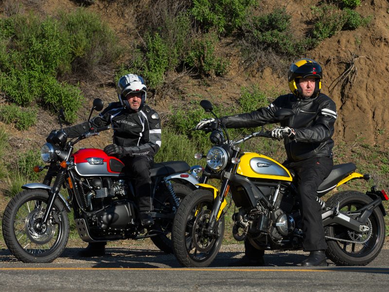 2015 Ducati Scrambler vs 2015 Triumph Scrambler