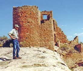 Hovenweep Square Tower village is the best preserved and most impressive of the six village sites at Hovenweep National Monument. Pictured is Square Tower, which resides in Little Ruin Canyon.