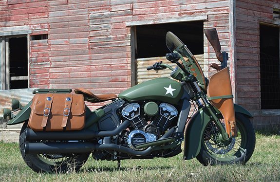 Custom Military Scout by Indian Motorcycle