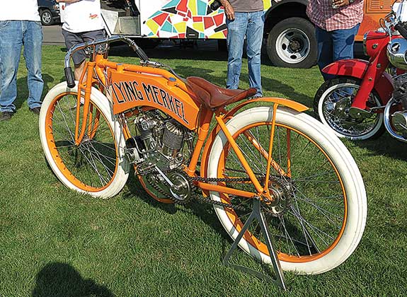 you'd want this Flying Merkel if you were a boardtrack racer a hundred years ago