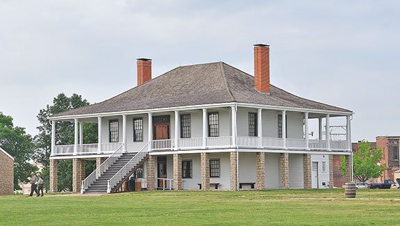 Fort Scott Visitor’s Center, located in the former hospital, includes a bookstore and gift shop. 