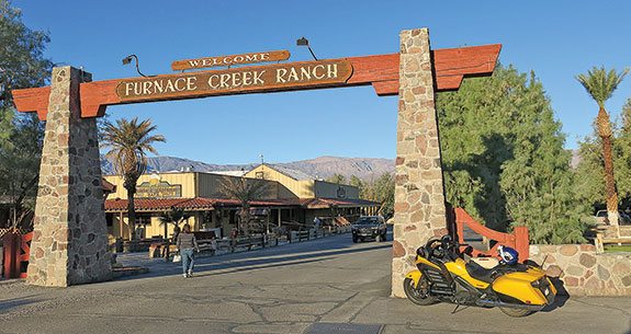 Furnace Creek Ranch, an oasis of green, is where most visitors stay, with over 240 rooms, two restaurants, a store and the always-essential saloon.