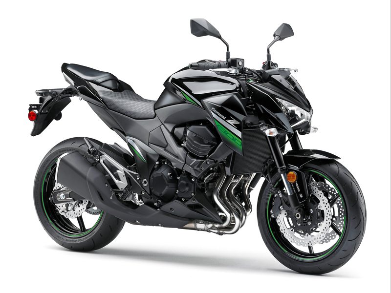 The new-for-2016 Kawasaki Z800 ABS is powered by a liquid-cooled, 803cc in-line four.