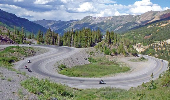 The Million Dollar Highway, quite probably describing the cost of beveled and sheared-off footpegs and floorboards these days. 