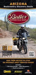 Arizona Backcountry Discovery Route (AZBDR) map, by Butler Maps.