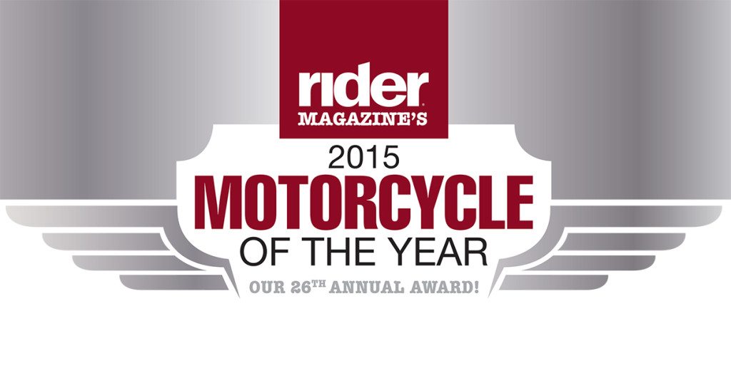 Rider Magazine 2015 Motorcycle of the Year