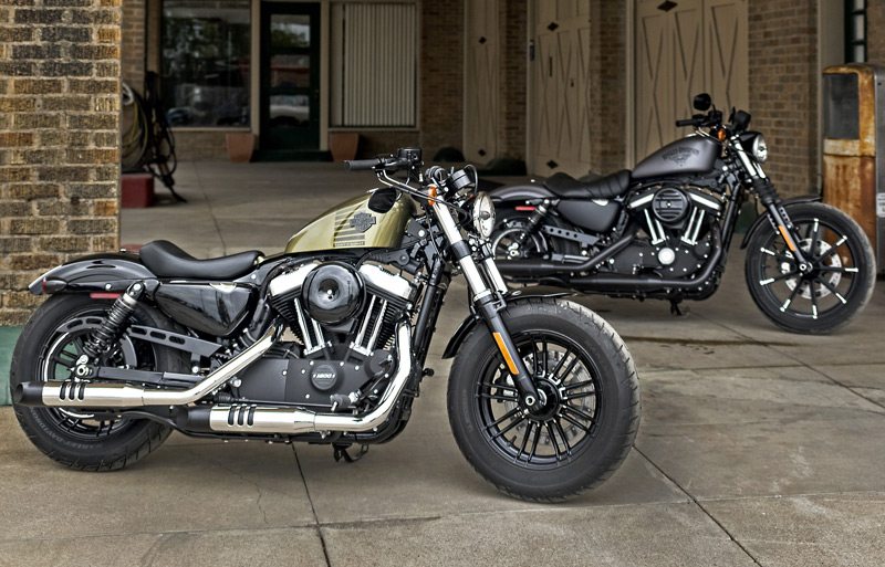 2016 Harley-Davidson Iron 883 and Forty-Eight