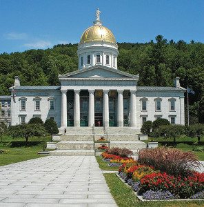 The Vermont State House, located in Montpelier, is the state capitol of Vermont.