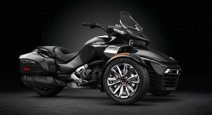 The 2016 Can-Am Spyder F3 Limited in Steel Black Metallic