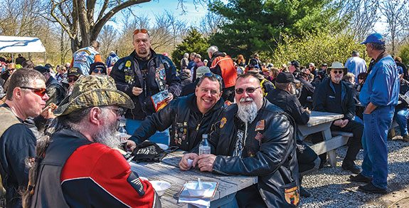 The Moonshine Lunch Run attracts riders of all ages, from all over, on all kinds of bikes.