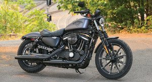 The Sportster Iron 883 is a smaller, cheaper Dark Custom but gets similar upgrades. 
