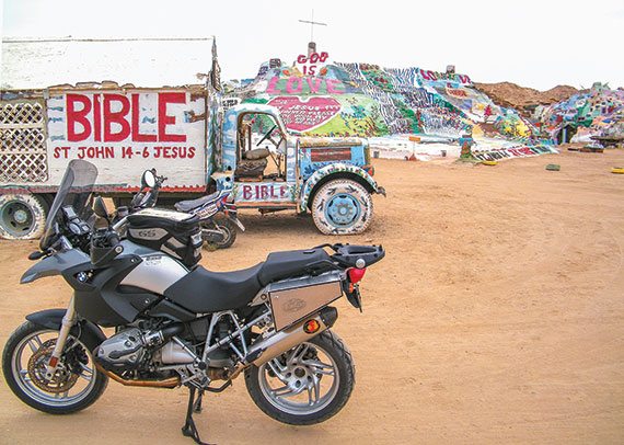 The colorful and ever-changing labor of love that is Salvation Mountain.