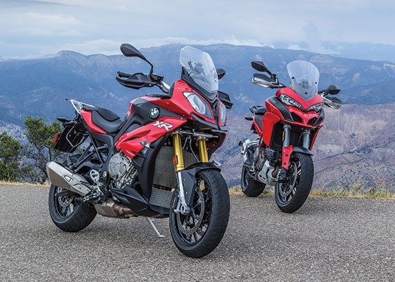 The BMW S 1000 XR and Ducati Multistrada 1200 DVT S are two of the most powerful and sophisticated adventure bikes ever made. Both are very fast, but the Ducati is better at multi-tasking.