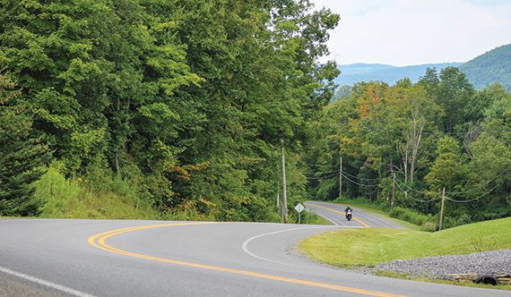 Doonise, the final “Meryl Sister” curve along Italy Valley Road in Italy, New York, is a deceiving and thrilling ride with elevation changes and multiple apexes.