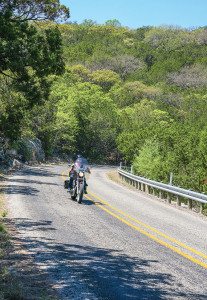 The Hill Country provides sufficient curvy roads to keep any rider amiably entertained, along with tasty barbecue at the roadside restaurants.