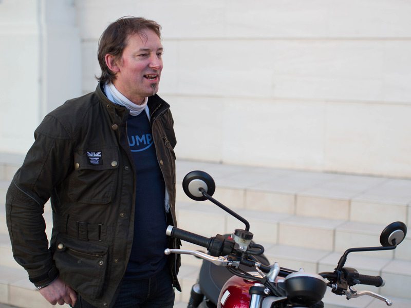 Stuart Wood has worked for Triumph Motorcycles since 1987.