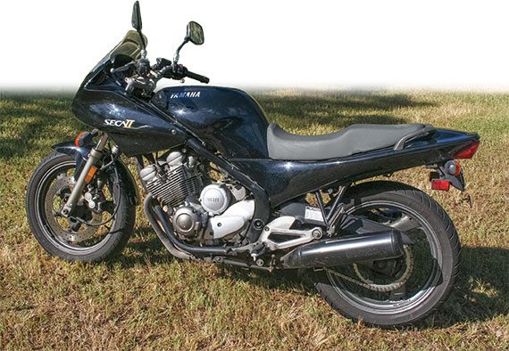Year/Model: 1992 Yamaha XJ600S Seca II; Owner: Sue Salvadori, Atascadero, California.
