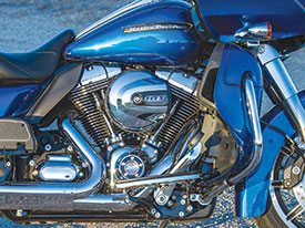 Twin-Cooled High Output Twin Cam 103 lives up to its name, with just-right V-twin sound and feel.