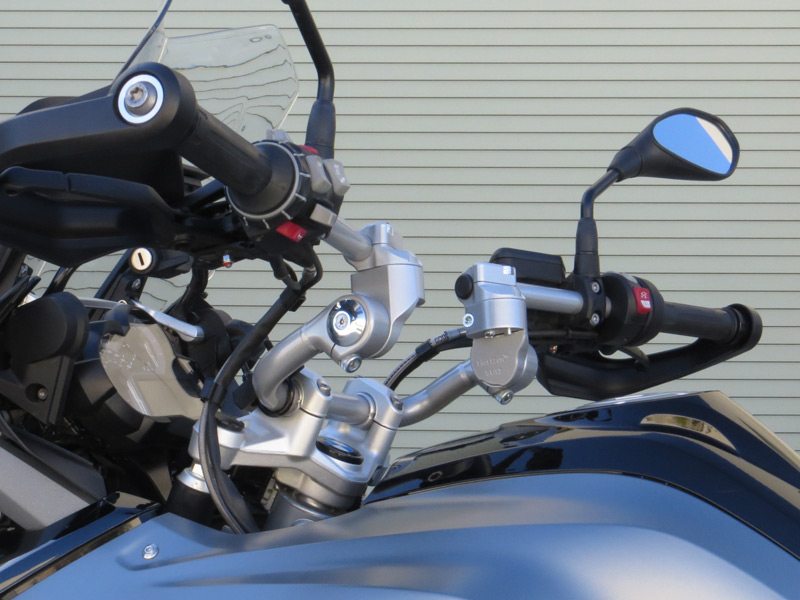 HeliBars Horizon AT Handlebars can be adjusted 2-4 inches back, 2-4 inches higher and for wrist angle.
