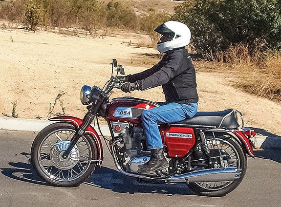 Rocket Man—Both BSA and Triumph utilized the 3-cylinder motor for their Rocket 3 and Trident ’70s superbikes.