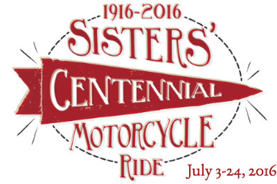 The Sisters' Centennial Motorcycle Ride commemorates the cross country journey of two female motorcyclists in 1916. (Photos: Sisters' Centennial Motorcycle Ride)