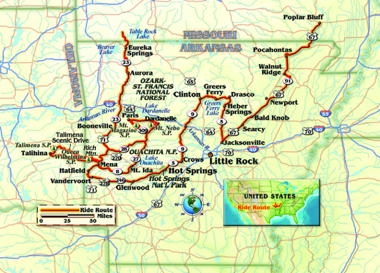 Arkansas Getaway Motorcycle Tour 