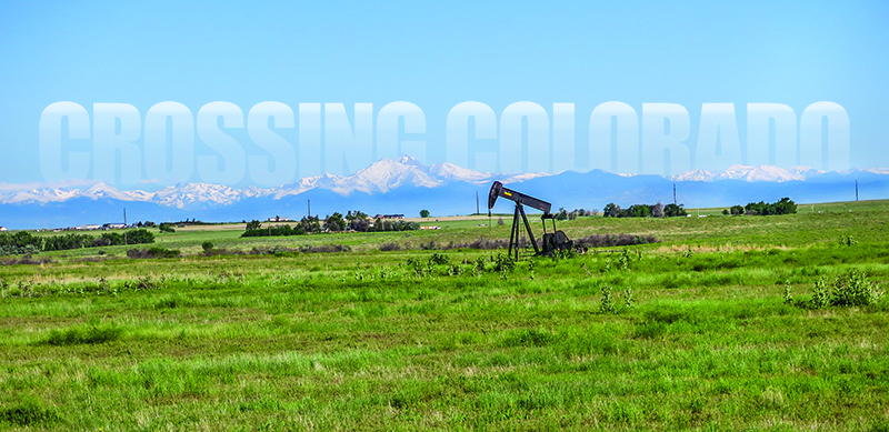 Crossing Colorado’s Great Plains heading west, the front range of the Rockies begins to appear about 50 miles away, and slowly gets taller and taller. (Photos: Clement Salvadori)