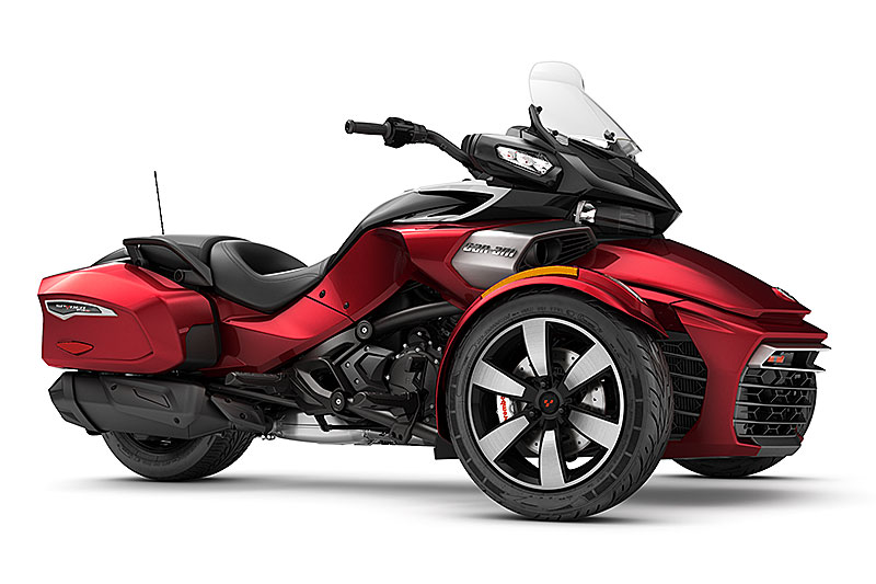 2017 Can Am Spyder F3-T in Intense Red Pearl