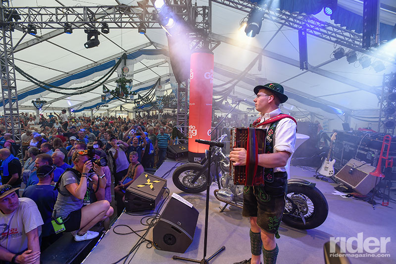 What could be more German than BMWs, beer and polka?