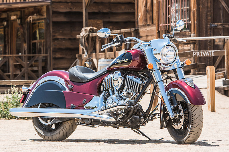 2017 Indian Chief Classic in Burgundy Metallic over Thunder Black