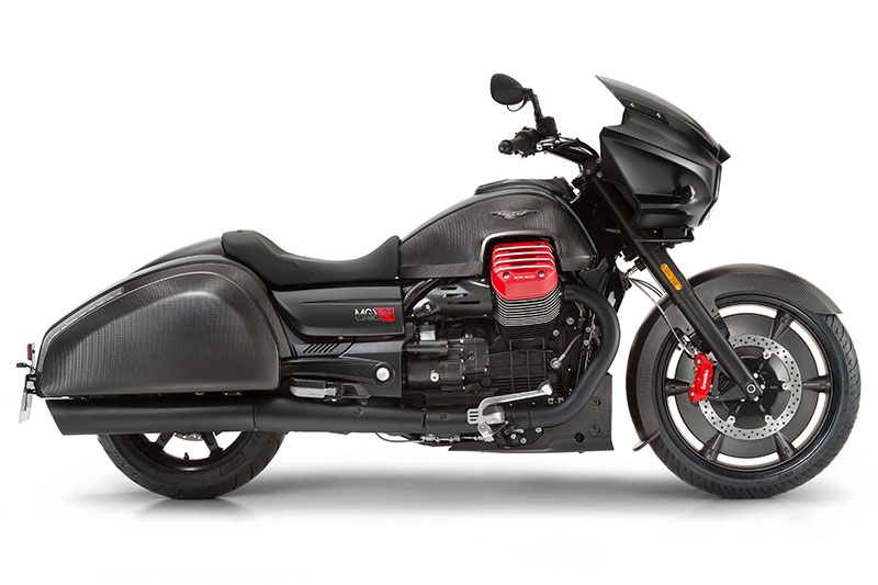 The 2017 Moto Guzzi MGX-21 Flying Fortress will be introduced at Sturgis and available for demo rides.