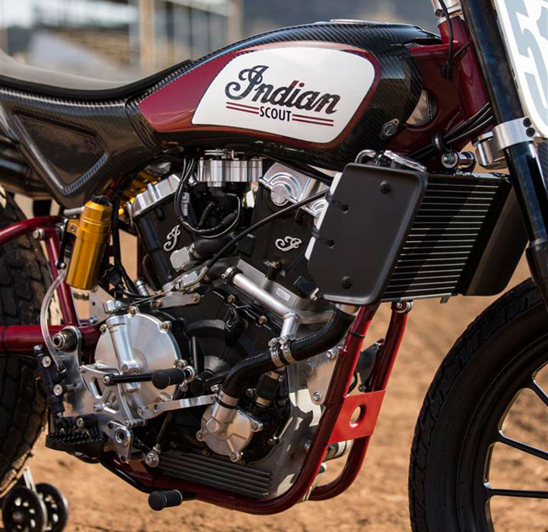 Indian Scout FTR750 AMA Pro Flat Track Racer. (Photo: Indian Motorcycle)