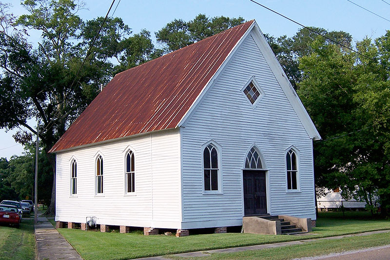 Pableaux's church, which served as our evacuation shelter for several days before and after Hurricane Katrina.