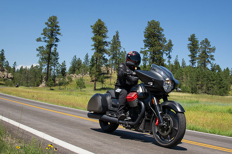 The new-for-2017 MGX-21 Flying Fortress is Moto Guzzi’s bold entry into the middleweight bagger segment. (Photography by Kevin Wing)