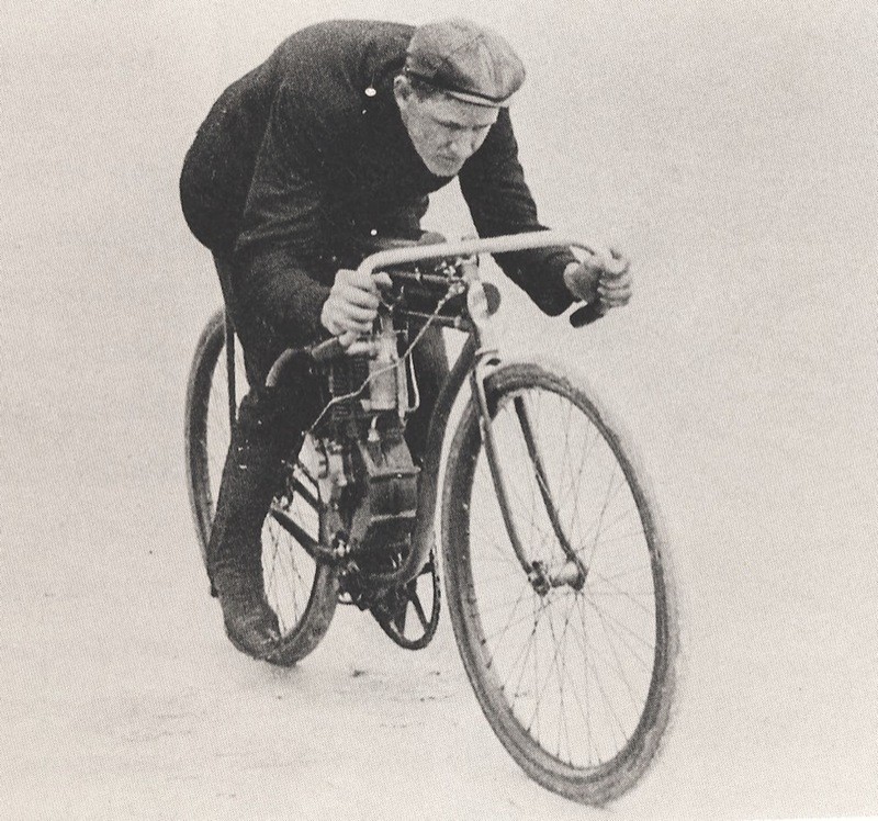In September 1903 Hedstrom showed up at the RI Automobile Club race meet on an Indian with one of his Typhoon engines
