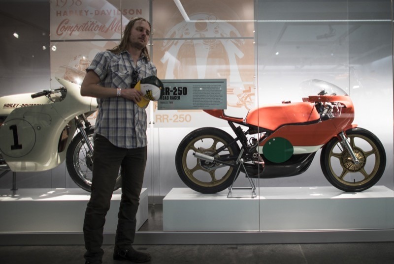 Love the oddballs—air-cooled, 2-stroke parallel twin RR-250 Road Racer (photo by Cormac Kehoe)