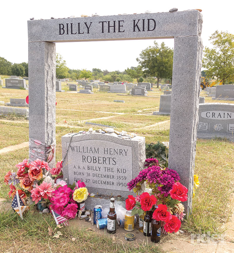 Just who lies here, “Brushy Bill” or The Kid? One or the other’s grave is in Hamilton, Texas. 