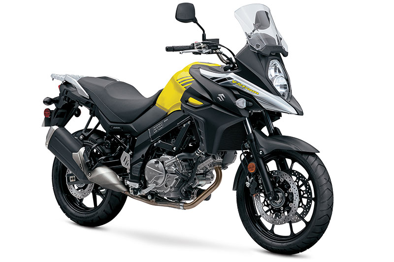 Suzuki's popular middleweight adventure tourer, the V-Strom 650, has been thoroughly redesigned for 2017, with new styling, an updated engine, new traction control and much more.