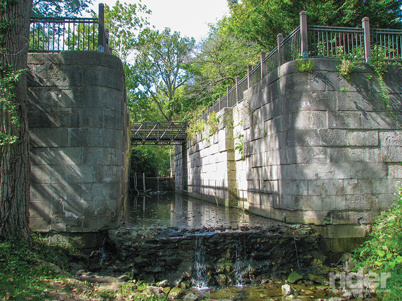An original lock at Side Cut Metropark in Maumee, Ohio.