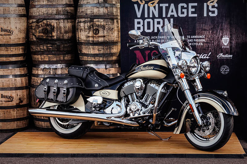 #001 of the 150-unit Limited Edition Indian Motorcycles/Jack Daniel's production run was auctioned at Barrett-Jackson Las Vegas, raising $150,000 for Operation Ride Home. (Photo: Indian Motorcycle)