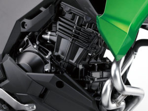 The Kawasaki Versys-X 300's 296cc parallel twin makes decent power and torque and it sips gas.