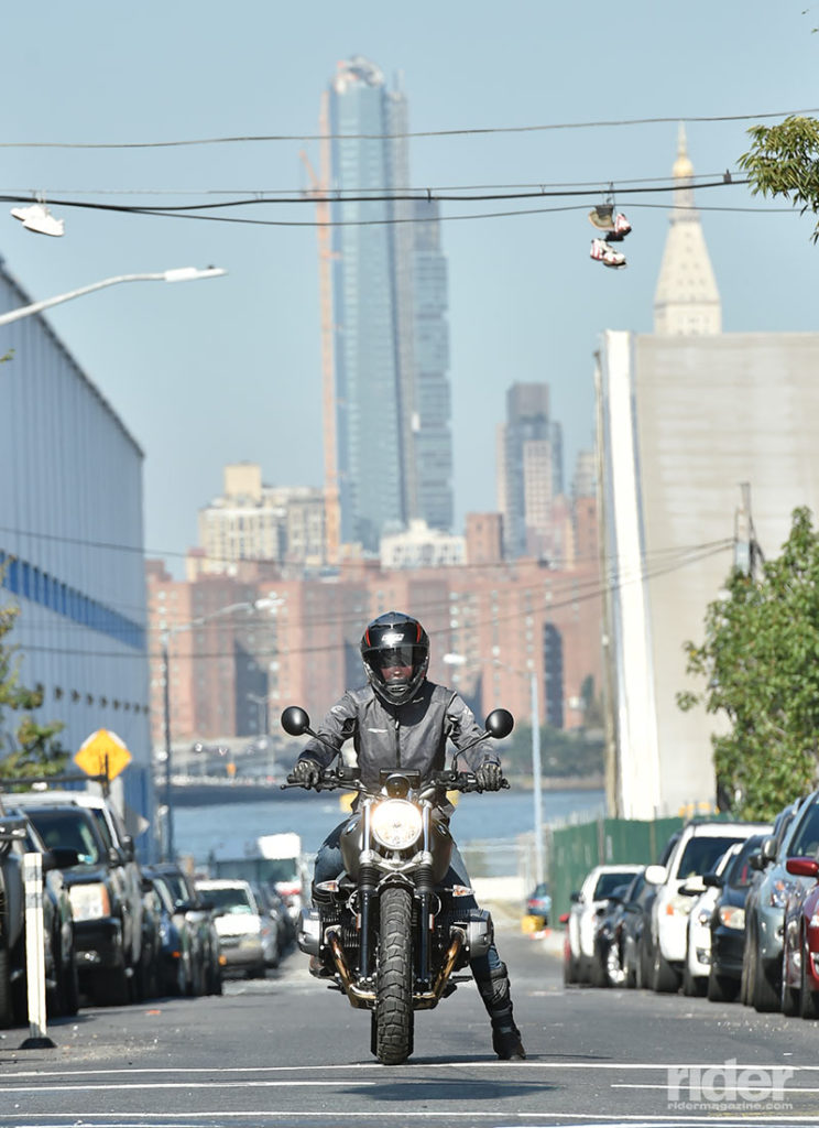 The Scrambler was right at home in Brooklyn. (Photo: Jon Beck)