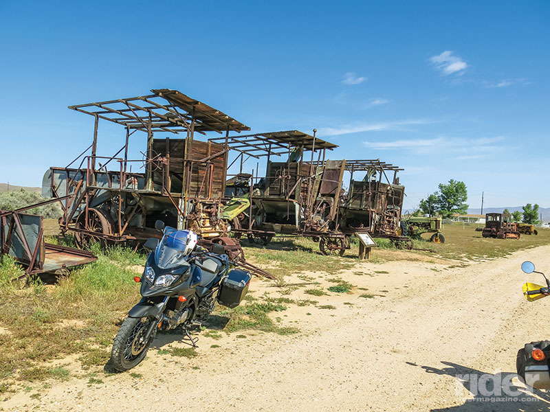 Long gone are the horse and the plough; for the last hundred years farming has taken a great deal of capital investment,  as evidenced by these 90-year-old machines sitting out on the Carrizo Plain.