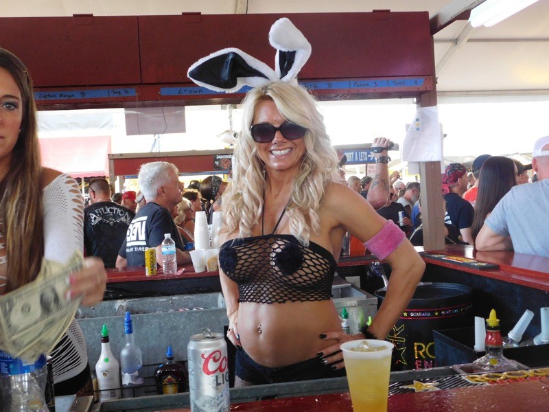 Hoppy to please, this gal's smile was a big as her... uhhh... ears