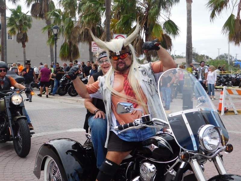 Proving once again that trike riders are a breed apart