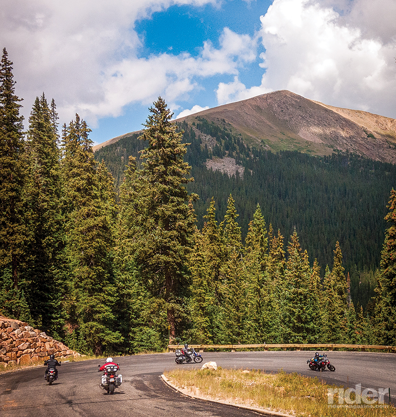 Anybody wanting to clear his mind would be well advised to take a motorcycle trip in the Rocky Mountains, with great roads and magnificent scenery. (Photos by Dan Schrock)