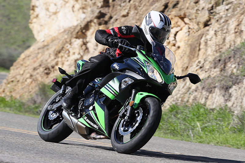 2017 Kawasaki Ninja 650 action