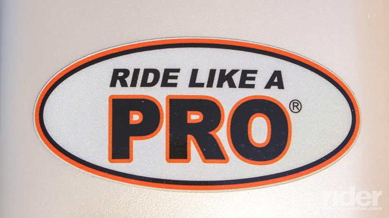 Learn to manage a motorcycle confidently in tight spaces at slow speeds, with Ride Like a Pro. (Photos by David Kristal)