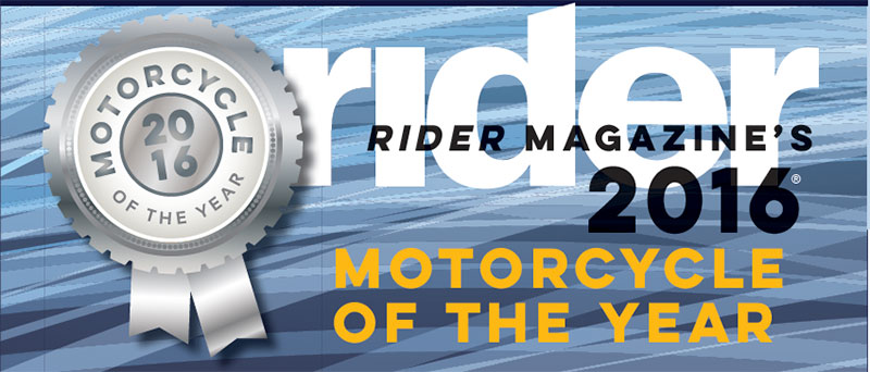 Rider Magazine's 2016 MOTY